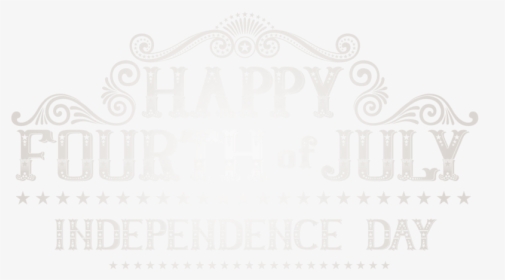 Happy 4th July Vintage Png Image - Calligraphy, Transparent Png, Free Download