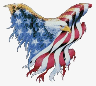#americanflag #eagle - American Flag With Lion, HD Png Download, Free Download