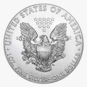 American Silver Eagle , Png Download - 1 Oz Silver Coin American Eagle 2018, Transparent Png, Free Download
