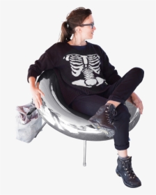 Fancy Polished Chair Png Image - People Sit On A Chair, Transparent Png, Free Download