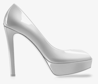 White Fancy Heelshoe Free Clipart Png Download - White Women Shoes Png, Transparent Png, Free Download