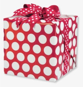 Red And White Dot Jumbo Roll Wrap - Polka Dot, HD Png Download, Free Download