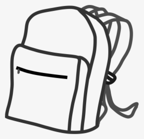 Bag Black And White, HD Png Download, Free Download