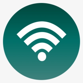 Symbol,aqua,green - Wifi Señal Verde, HD Png Download, Free Download