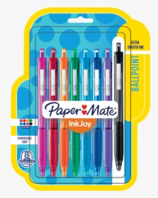 Paper Mate Inkjoy Retractable Ballpoint Pen Png Paper - Papermate Ballpoint Pen, Transparent Png, Free Download