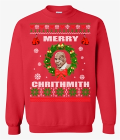 Mike Tyson Merry Chrithmith Christmas Sweatshirt - Let's Get Lit Christmas Sweater, HD Png Download, Free Download