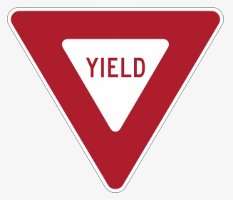 Give Way Road Sign - Yield Sign, HD Png Download, Free Download