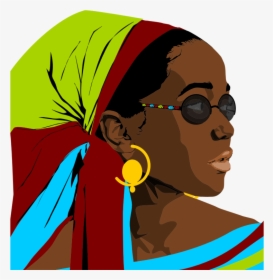 Beautiful Black Woman - Beautiful Black Woman Clipart, HD Png Download, Free Download