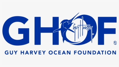 Primary Logo Ghof-gh Blue - Guy Harvey Ocean Foundation, HD Png Download, Free Download