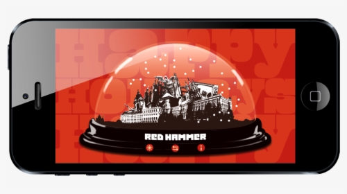 Red H Snowglobe Day - Slogan About New Technology, HD Png Download, Free Download