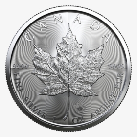2020 Canada 1 Oz Silver Maple Leaf - 2020 Gold Maple Leaf Coin, HD Png Download, Free Download