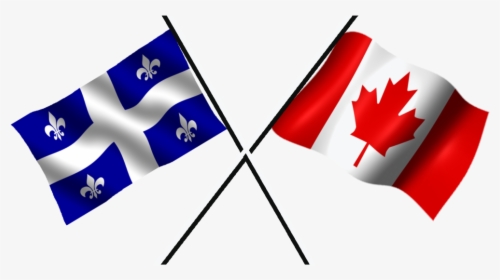 Quebec And Canada Flag, HD Png Download, Free Download