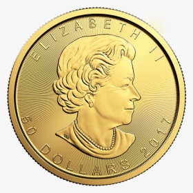 The Design Of The Gold Canadian Maple Leaf Coin Is - 2018 Gold Maple Leaf Coin, HD Png Download, Free Download