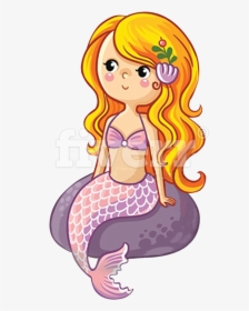 Mermaid Clipart , Png Download - Cartoon, Transparent Png, Free Download