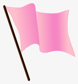 Pink Flag Clip Art, HD Png Download, Free Download