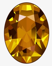 Yellow Gemstone Clipart, HD Png Download, Free Download