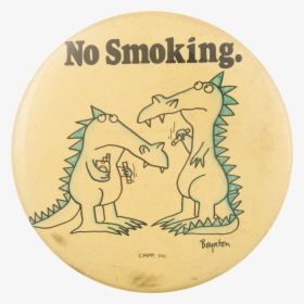 No Smoking Dragons Cause Button Museum - Kangaroo, HD Png Download, Free Download