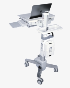 Mobile Cart - Medical Laptop Cart On Wheels, HD Png Download, Free Download