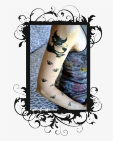 Black Leopard Print Tattoo, HD Png Download, Free Download