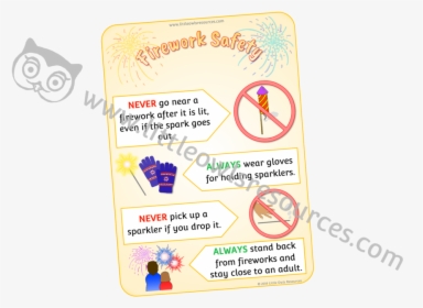 Firework Safety Poster Cover, HD Png Download, Free Download