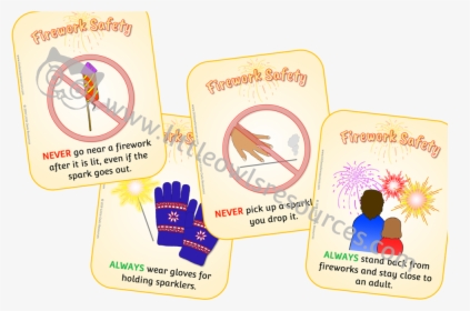 Firework Safety Cards Cover - Label, HD Png Download, Free Download