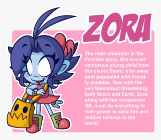 Zora - Frombie Friendly Zombies Comic, HD Png Download, Free Download