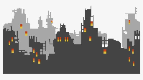 Transparent Pittsburgh Skyline Clipart - City Pixel Art Png, Png Download, Free Download