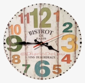 #time #clock #numbers #sticker #reloj #numeros #vintage - Wall Clock, HD Png Download, Free Download