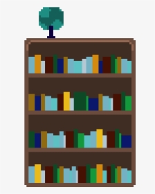 Pixel Art , Png Download - Pixel Art Book Shelf, Transparent Png, Free Download