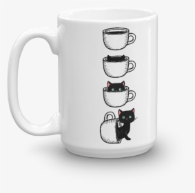 Cool Cat In Mug - Coffee Cup, HD Png Download, Free Download