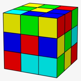 Rubik Cube Svg Clip Arts - Cube Clipart, HD Png Download, Free Download