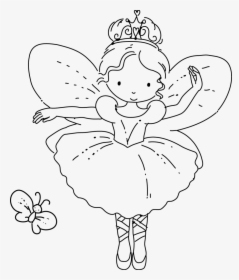Transparent Realistic Fairy Wings Png - Ballerina Coloring Pages, Png Download, Free Download