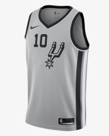 Nike Nba San Antonio Spurs Demar Derozan Swingman Jersey - Spurs Jersey Gray, HD Png Download, Free Download