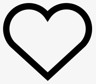 Favorite Heart - Heart Line Icon Png, Transparent Png, Free Download