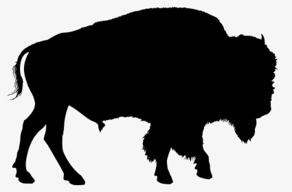 Buffalo Clipart Png - Bison Silhouette Png, Transparent Png, Free Download