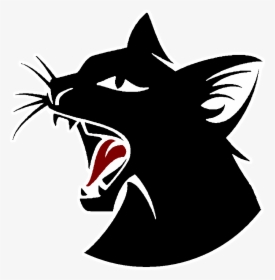 Growling Cat Clip Art, HD Png Download, Free Download