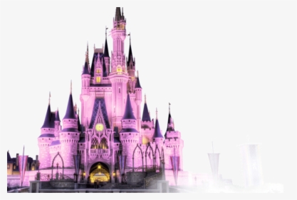 Pink Castle Png Image - Cinderella Castle Transparent Background, Png Download, Free Download