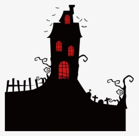 Halloween Spooky Castle Png Download - Halloween Castle Png, Transparent Png, Free Download