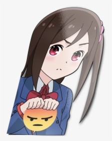 Transparent Angry Face Meme Png - Bocchi Mad, Png Download, Free Download