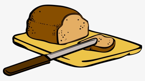 Cutting Board Clipart - Slice The Bread Clipart, HD Png Download, Free Download