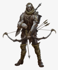 #man #male #orc #armor #warrior #archer #onehanded - Doom Raiders Waterdeep, HD Png Download, Free Download