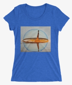 Oil Drop Design T-shirt For Women Short Sleeve - Surfboard, HD Png Download, Free Download