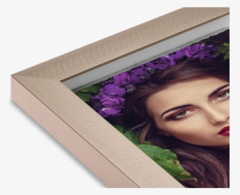 Framed Fine Art Deckled Edge Print Frames - Girl, HD Png Download, Free Download