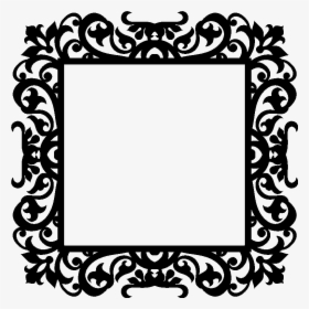 Clipart Decorative Ornamental Frame - Borders Vector Transparent Square, HD Png Download, Free Download