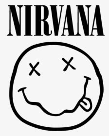 Nirvana Logo Black And White, HD Png Download, Free Download