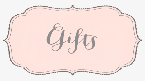 Gifts Blush Bracket Frame - Calligraphy, HD Png Download, Free Download