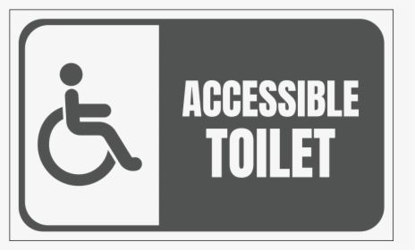 Handicap Accessible Toilet - Sign, HD Png Download, Free Download