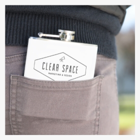 Clear Space Flask - Hip Flask, HD Png Download, Free Download
