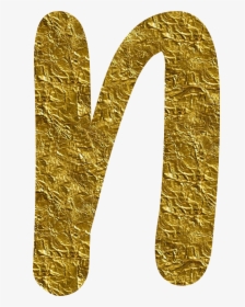 #freetoedit #ftestickers #gold #foil #letter #lettering - Gold Foil, HD Png Download, Free Download