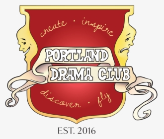 No Bkgrnd Pdc Logo Final 01 - Portland Drama Club, HD Png Download, Free Download
